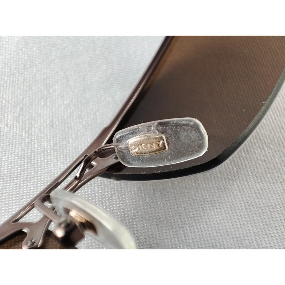 DKNY DY 5005‎ 1013/83 Bronze Brown Polarized Sunglasses 63-15 125 Semi-Rimless